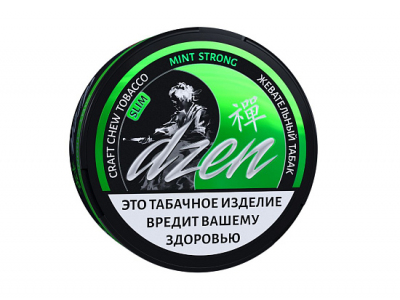 Купить Жевательный табак Dzen Strong "Mint" Жевательный табак Dzen Strong "Mint"